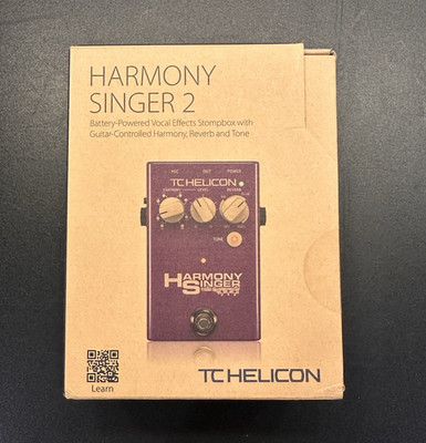 TC-Helicon Harmony Singer 2 Digital Vocal Effects Stompbox Processor for Guitar