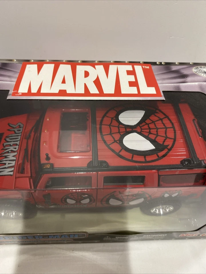 De colección Maisto Hummer H2 2003 Spider Man Marvel 1:27 Die Cast Metal #31076 Foto 4 de 4