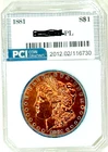 1881-P Rare Date Gem BU ++ PL  Prooflike Morgan Dollar  Reflective Rainbow
