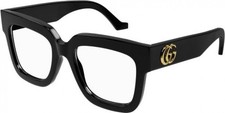 NEW Gucci GG 1549O Eyeglasses 001 BLACK 100 AUTHENTIC