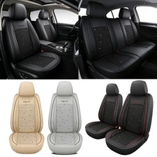 For Nissan Altima Sentra Rogue Full Set Leather Seat Covers Front Rear Ice Silk