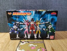 Shodo Super Chodenshi Bioman Action Figure Set of 5  Premium Bandai JAPAN