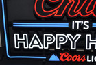 CHILL its HAPPY HOUR Coors Light beer LED sign 24x14 new in box mancave bar — photo 6