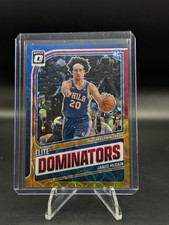 Jared McCain 2024-25 Panini Donruss Optic Elite Dominators Red Gold Scope /99 RC