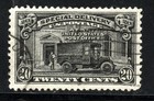 Stamp USA (circa 1954-57) - Special Delivery - 20¢ Post Office Truck used SC# 19