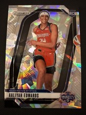 Aaliyah Edwards #142 Prizm Cracked Ice WNBA Basketball 2024 Washington Mystic RC