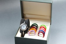 [Near MINT] Vintage Gucci Change Bezel 11/12.2L Women Watch silver 11 Colors
