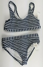Splendid Never Enough Two Piece Swimsuit, Navy, Girls 12