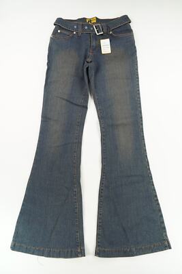 Screw Threads Jeans Britney W27 L32 27/32 blau stonewash Schlaghose Denim C505