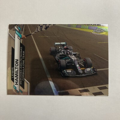 シングルカード 2020 TOPPS CHROME  HAMILTON 2020 Topps Chrome Formula 1 F1 #21 Lewis Hamilton - 7 Times