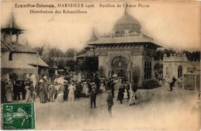 CPA AK MARSEILLE - EXPO Coloniale Pavillon de l'Amer Picon (986005)