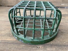 Vintage Dazey Flower Holder Metal Wire Cage Green Flower Frog Patent 8-29-16