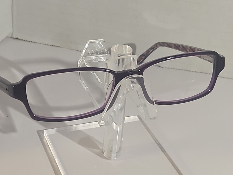 BCBG MAX AZRIA  Leslie Eggplant Purple Pre-owned Women's Frames Only 50-16-135