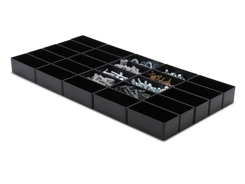 25 St. Einsatzkästen- Sortierboxen E40/3, für Schubladen, 99x49x40 mm (LxBxH) - Bild 55 von 63