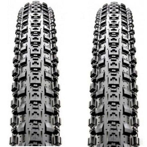 PAIR Maxxis Crossmark Tyres 26 x Black Mountain Bike Tires