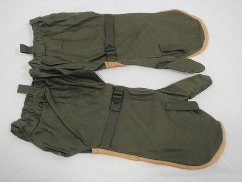 Militär Kaltes Wetter Jagd Skifahren Schneefäustchen Lederhandschuhe & Futter groß - Bild 2 von 3