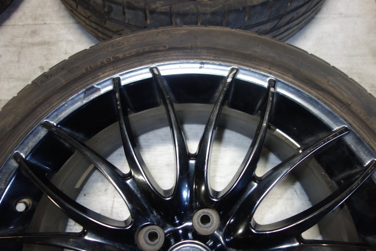 JDM WORK STEEZ WHEELS RIMS TIRES 5X114.3 18X7.5 +55 OFFSET Japan