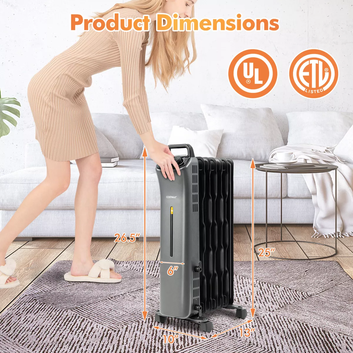 Oil filled radiator heater online