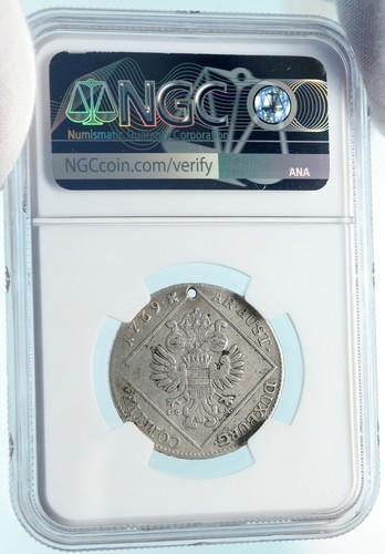 1769 AUSTRIA Queen Maria Theresa Old Antique 30 Kreuzer Austrian NGC Coin i83741 - Picture 3 of 5