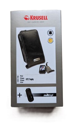 Handytasche schwarze Handyhülle mit Gürtelclip für HTC 7 Trophy Lederhülle