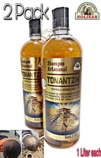 2 Hair Re-Growth Shampoo With Rosemary, Collagen & Copalquin TONANTZIN 1L Each