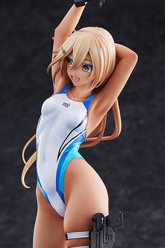 ARMS NOTE Kouhai chan of the Swim team Blue line swimsuit ver