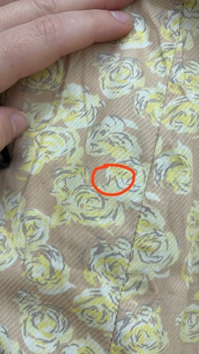 vtg OLD NAVY '05 Y2K McBling Fairy Cottage Low Waist Yellow Floral Pleated Skirt - Picture 21 of 24