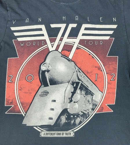2012 Van Halen World Tour Different Kind Of Truth T-Shirt Adult Small Black Men - Picture 6 of 7