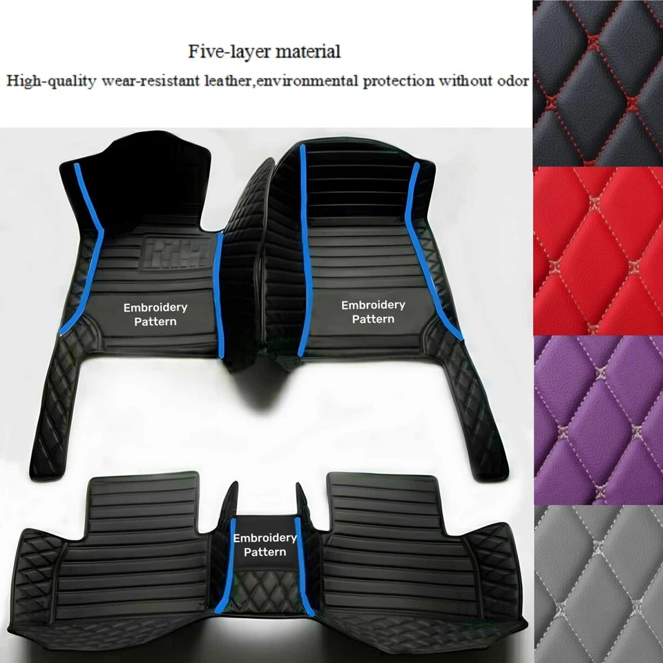 Alfombrillas de coche impermeables personalizadas aptas para Audi RS3 RS4 RS5 RS6 RS7 Foto 3 de 4