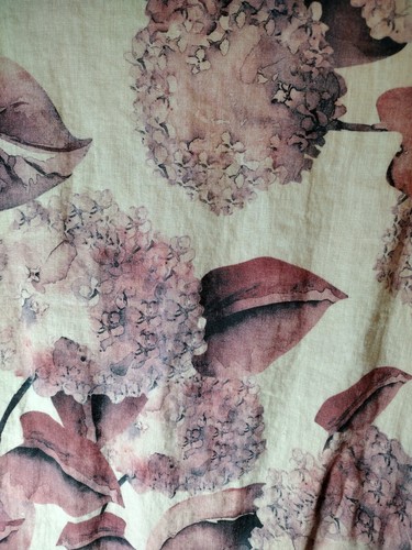 Flax Women's S/M 100% Linen Sleeveless Tank Top Lagenlook Floral - Picture 9 of 9