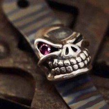 1 Pz Clip Posteriore Personalizzato Silver Skull TC4 per Strider SNG/SMF