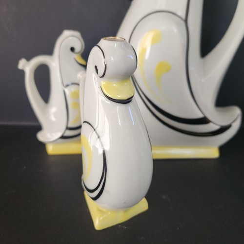 IZIDA CERAMICS, Porcelain Set, Duck Family Figural Set, Bulgarian Art Deco - Picture 7 of 9
