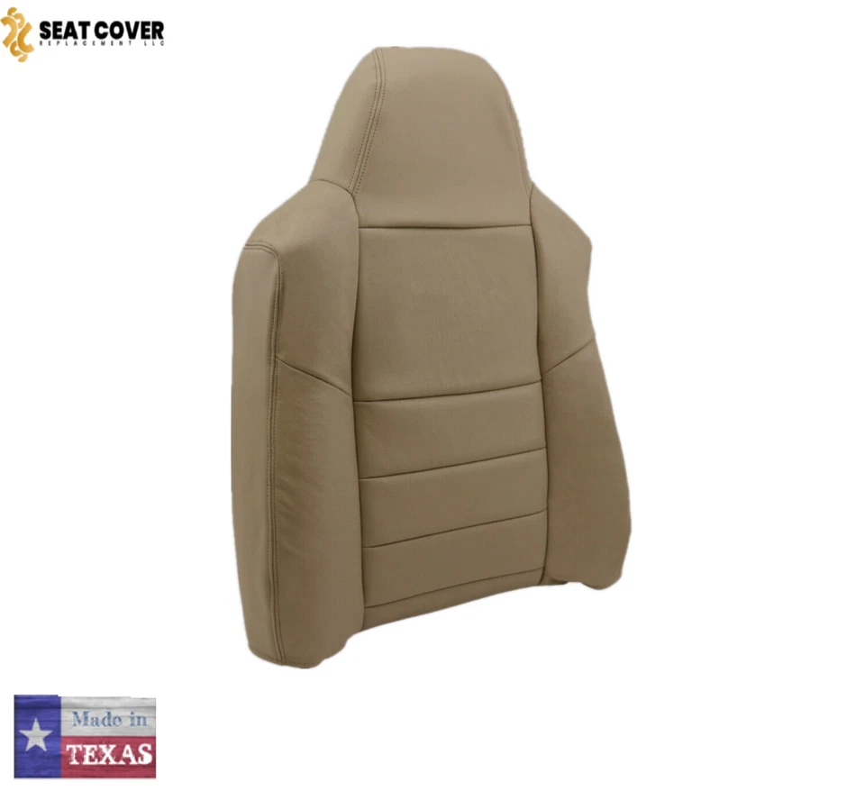 Ford F250 Super Driver 2003 2004 2005 2006 cubierta de asiento inferior Lariat en bronceado Foto 3 de 4