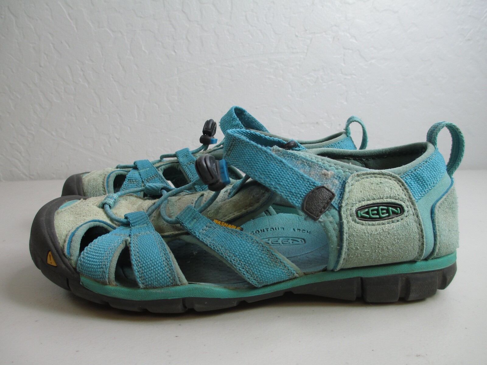 Sandali da trekking giovanili KEEN pescatore SEACAMP blu acqua sport acquatici taglia 5