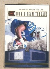 Dwayne Allen 18 2012 Panini Momentum Rookie Team Threads Dual Gold Patch 04/49