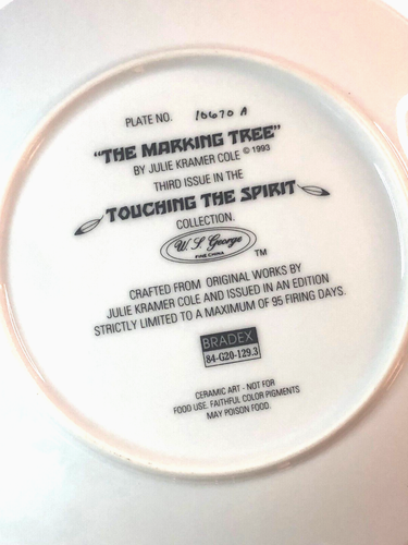 Set of 8 Collector Plates of "Touching The Spirit" , by Julie Kramer Cole 1993 - Picture 13 of 17