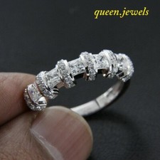 Round Cut 2.66CT Lab-Created Diamond Engagement Wedding Ring 14K White Gold Over