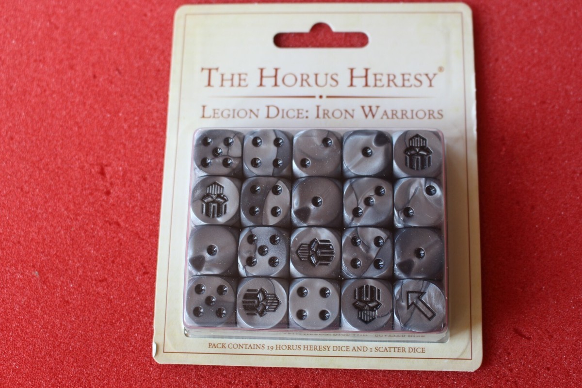Games Workshop Forgeworld Iron Warriors Legion Dice Warhammer 40k