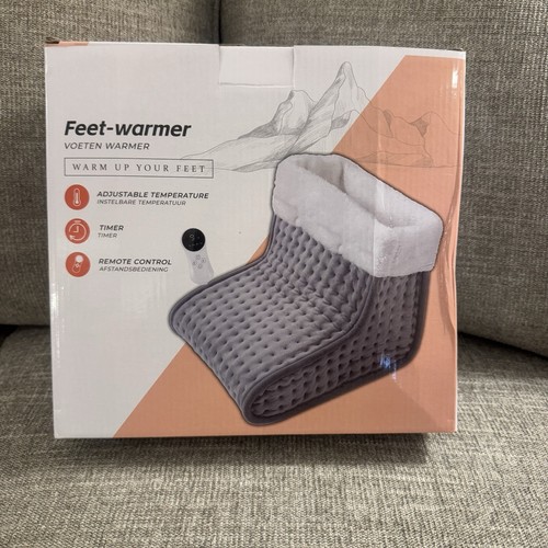 New Foot Warmer Electric Heating 9 Lev Temperature 4 timer Washable Fleece