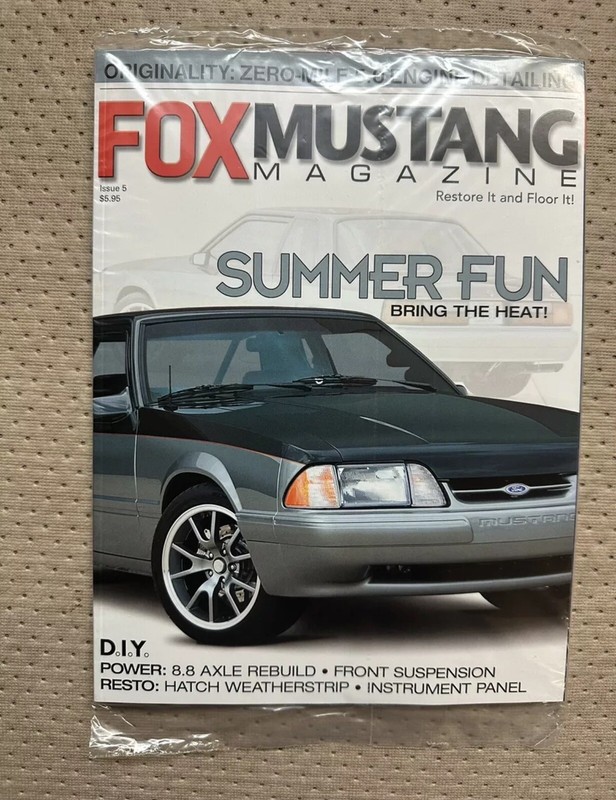 Fox Mustang Magazine Issue 5 LX GT Foxbody 79 83 84 85 86 87 88 89 90 91 92 93