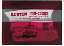 1966 Austin Mini-Cooper & Mini-Cooper 'S' car brochure