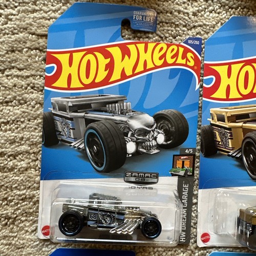 2021 Hot Wheels 10 Set BONE SHAKER Exclusives ZAMAC VARIANTS TARGET Goodyear - Picture 4 of 12