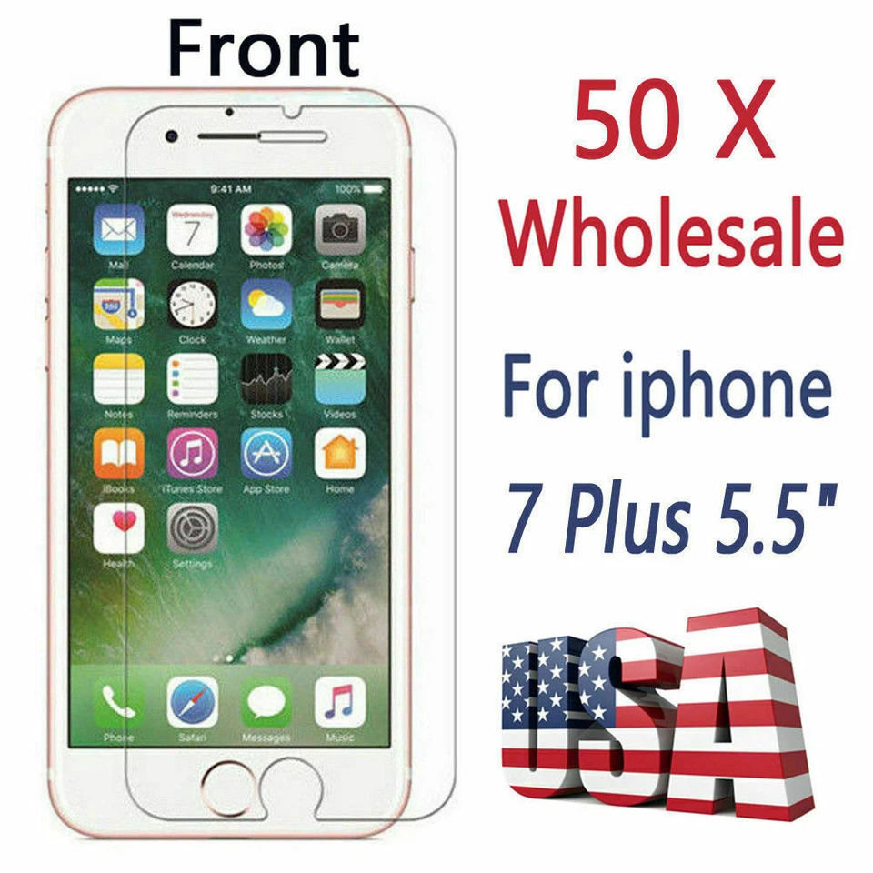 Wholesale Bulk Lot Tempered Glass Screen Protector iPhone 6/7/8 + XR X PRO MAX  - Image 3 of 4