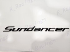 1PC Matte Black SUNDANCER LETTERS EMBLEM BADGE FOR SEA RAY BOAT 24.25