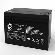 C D Dynasty UPS12-300MR 12V 75Ah UPS Replacement Battery