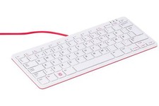 Tastiera Ufficiale Raspberry Pi - Layout Rosso/Bianco/Danimarca Nuova