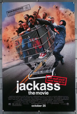 JACKASS: THE MOVIE (2002) 20681  Movie Poster  Johnny Knoxville  Double-Sided  R