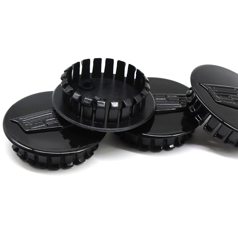 #19333201 4PCS WHEEL CENTER HUB CAP RIMS ALL BLACK FOR 2015-2020 ATS CT6 CTS XTS