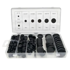 170PCS Rubber Grommet Firewall Hole Plug Electrical Wiring Gasket Assortment Kit