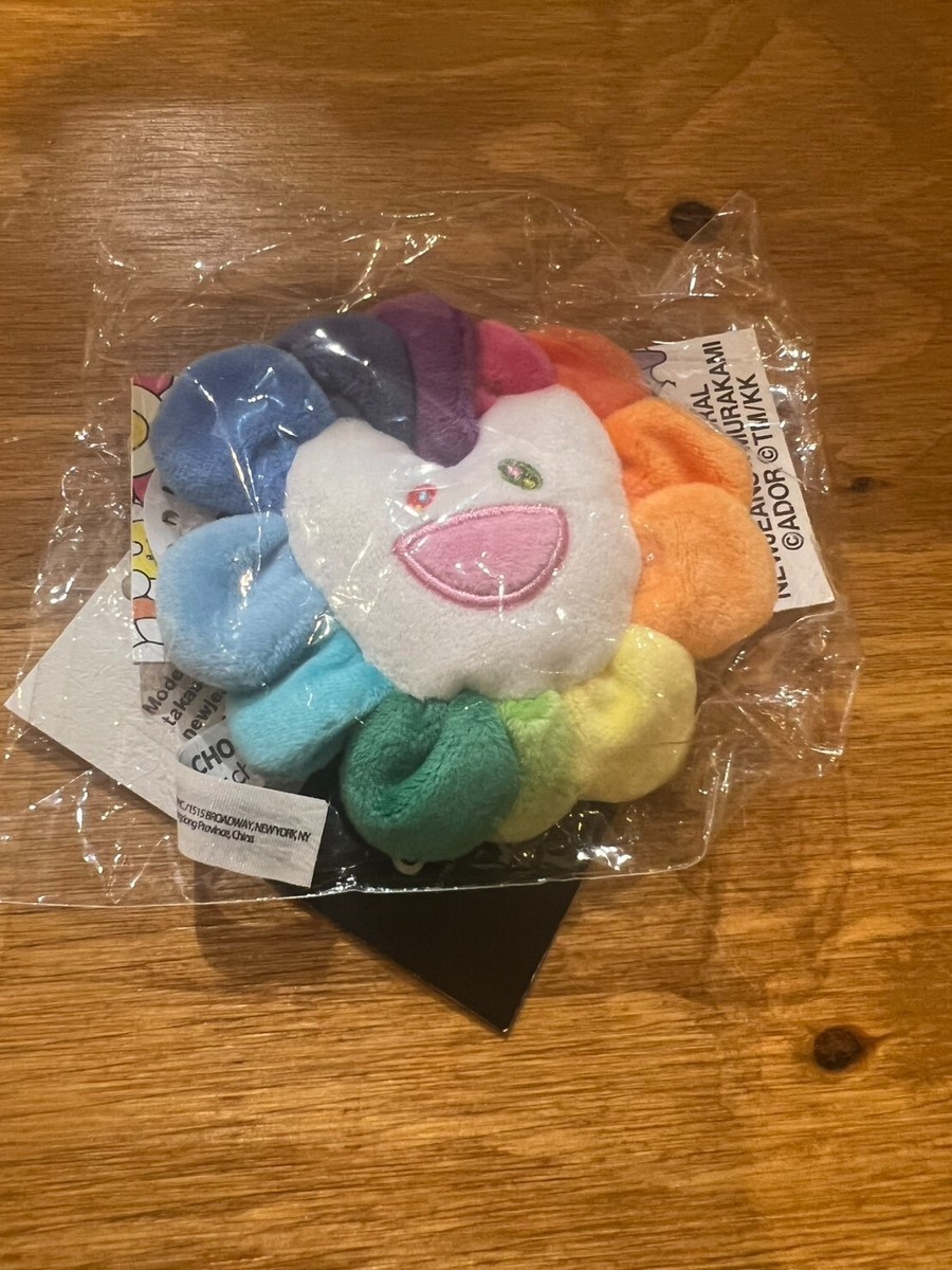 Takashi Murakami Flower Rainbow Plush Badge New jeans ver